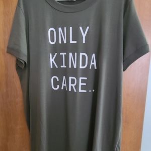 LuLaRoe Only Kinda Care Tee